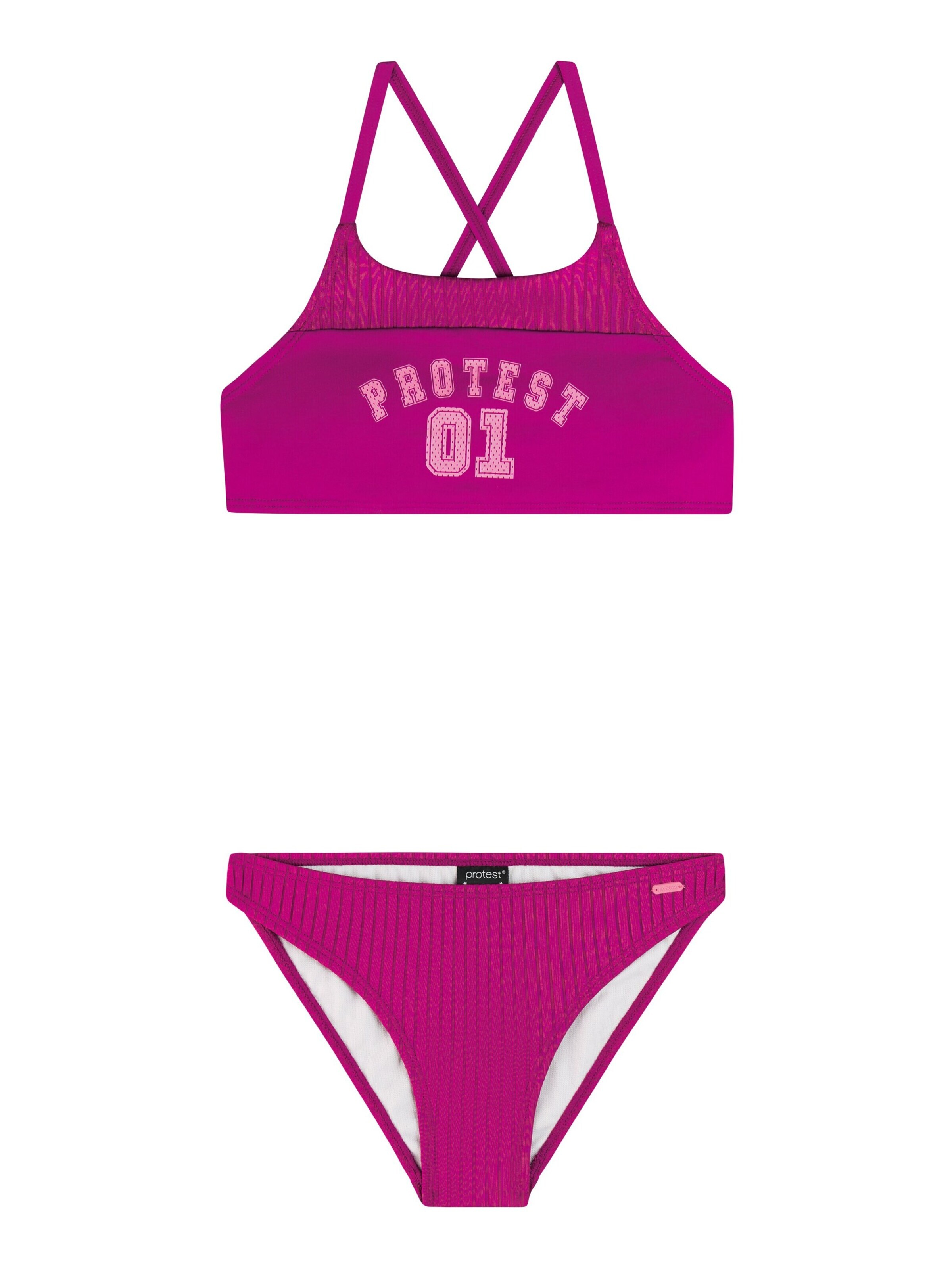 PROTEST Bikini 'PRTWaw JR' in Roze: voorkant