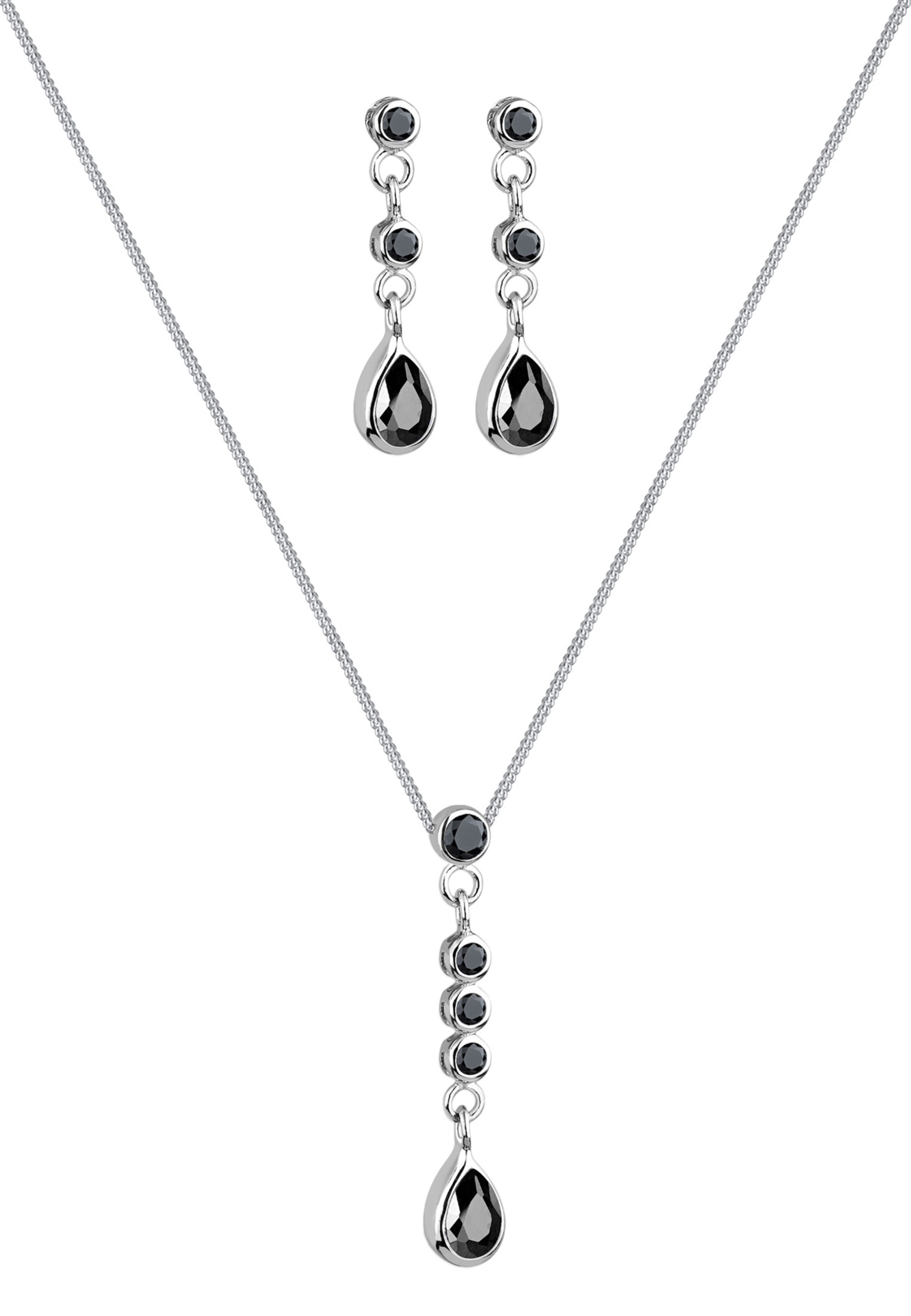 ELLI Schmuckset in Silber: Vorderseite