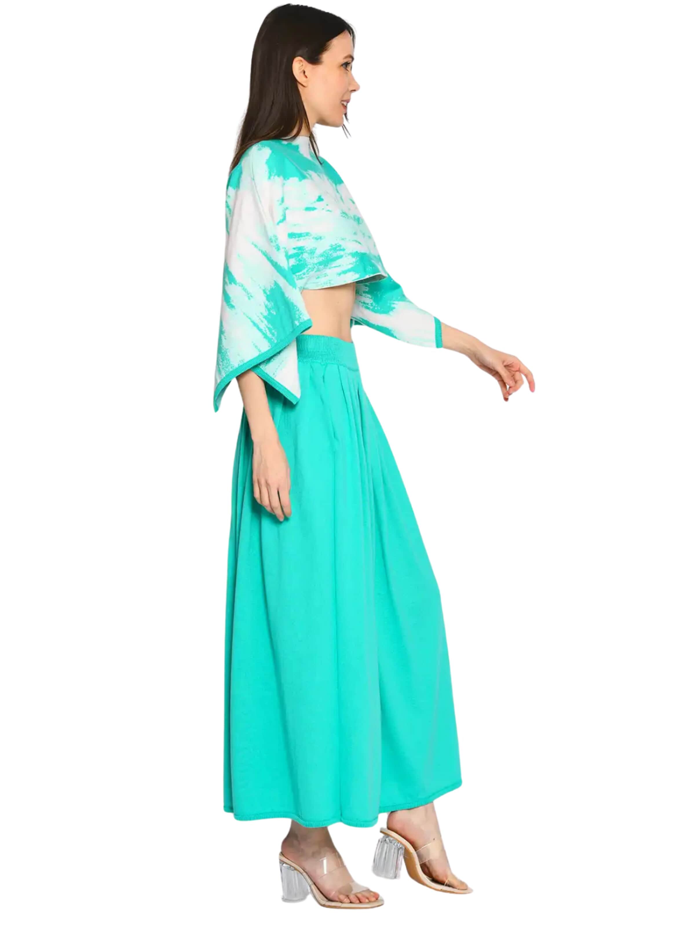 Süel knitwear - Falda 'Hanna' en verde
