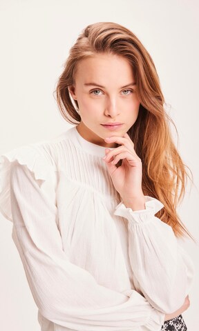 KnowledgeCotton Apparel Halenka – bílá