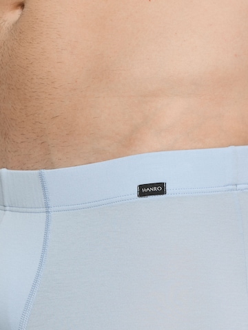 Hanro Boxershorts ' Cotton Essentials ' in Blauw