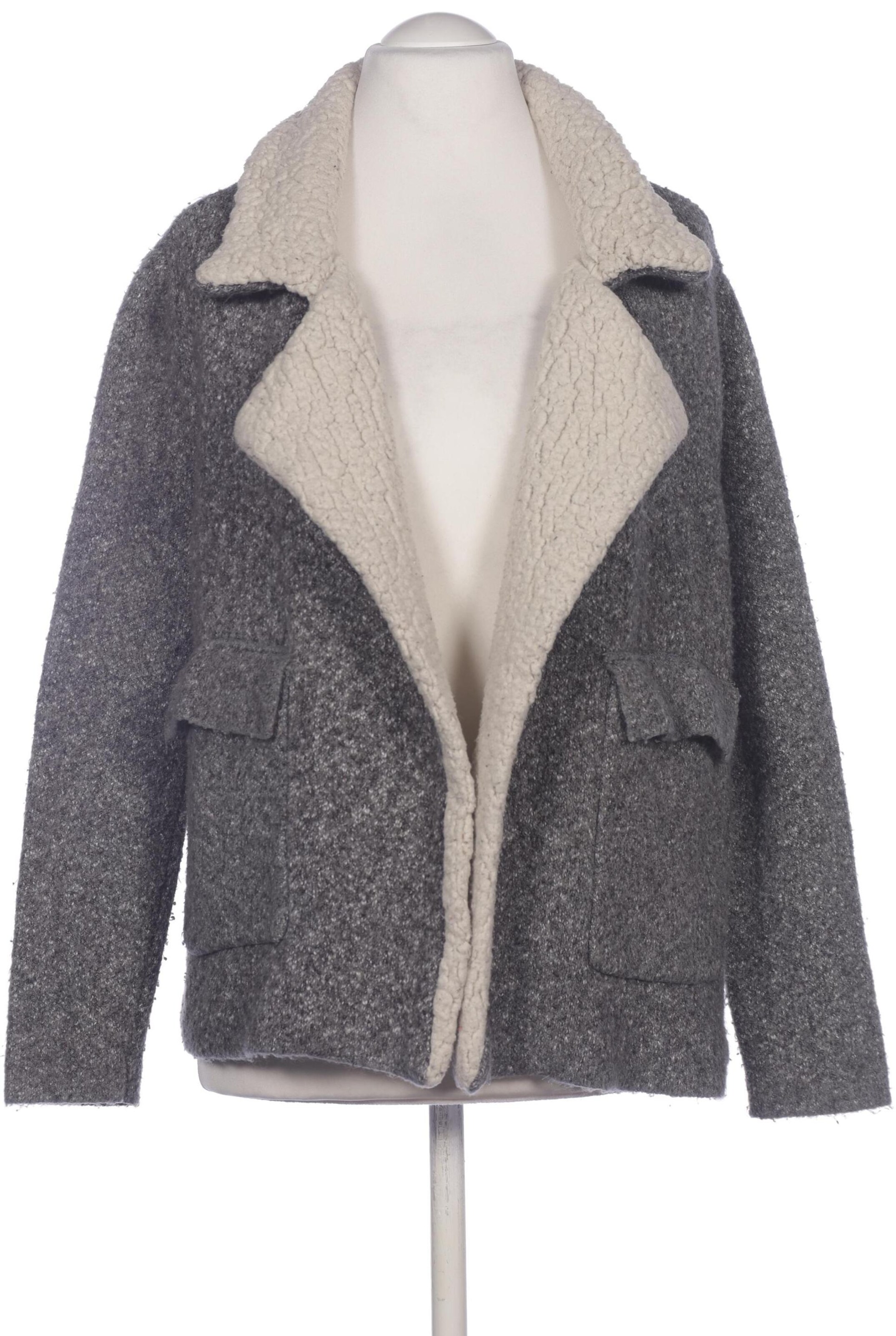 ZARA Jacket & Coat in M in Grey: front