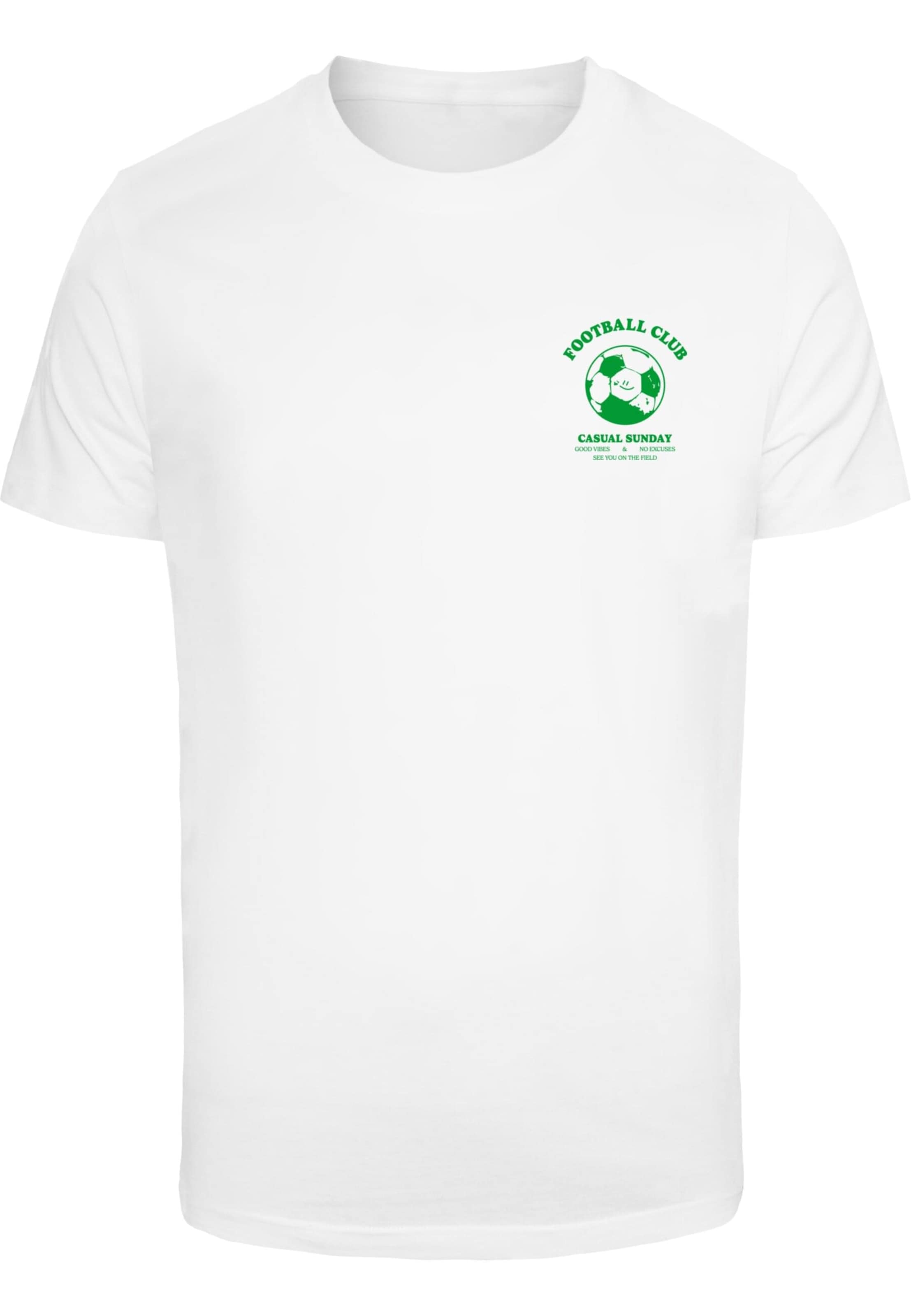 Mister Tee Shirt 'See you on the Field' in White: front