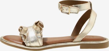 INUOVO Strap Sandals in Gold