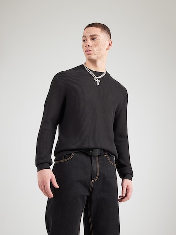 Calvin Klein Jeans Pulóver - fekete: elől