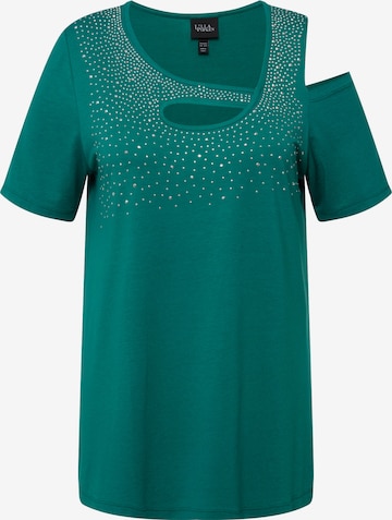 T-shirt Ulla Popken en vert : devant