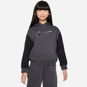 Nike Sportswear Суичър в сиво: отпред