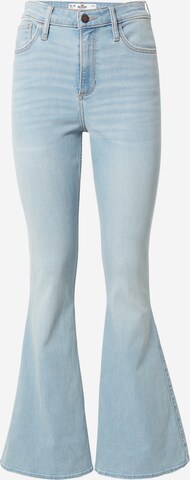 HOLLISTER Flared Jeans in Blauw: voorkant