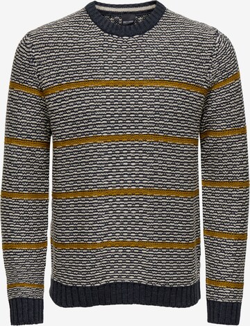 Only & Sons Pullover 'EAMON' in Blau: predná strana