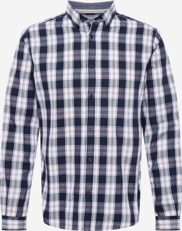 TOM TAILOR Regular fit Button Up Shirt in Blue: front