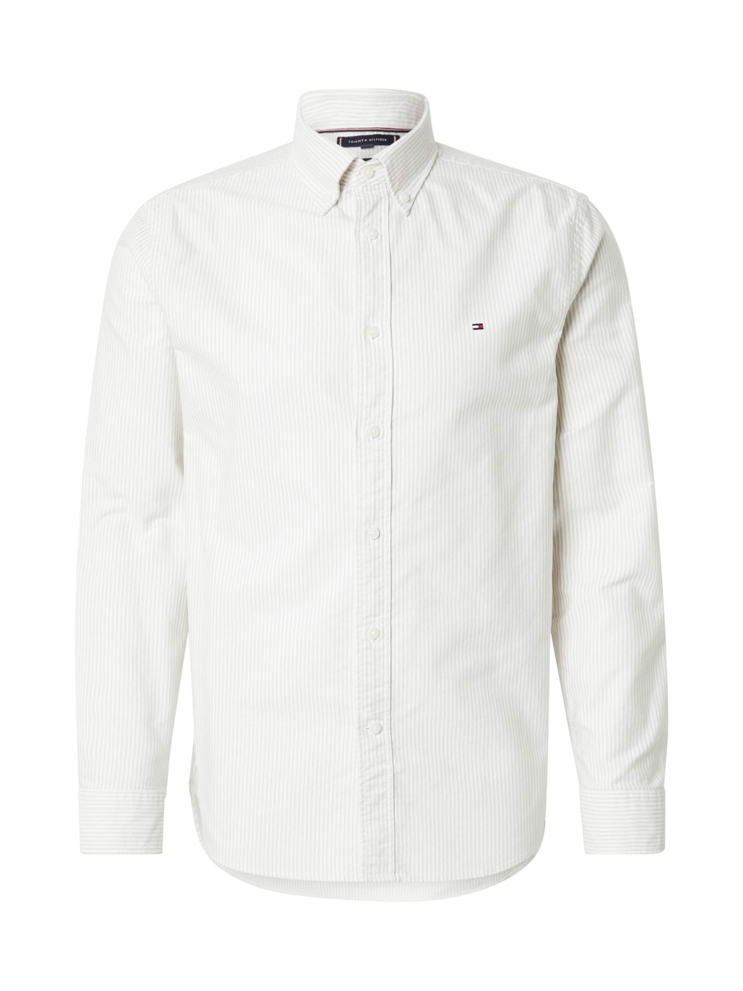 TOMMY HILFIGER Koszula 'HERITAGE' w kolorze beżowy / białym, Podgląd produktu