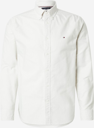 Marškiniai 'HERITAGE' iš TOMMY HILFIGER, spalva – smėlio spalva / balta, Prekių apžvalga