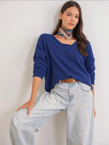 Pullover di MixRay in blu