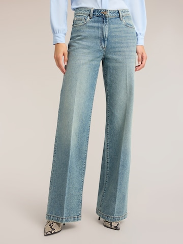 MOTIVI Wide leg Jeans in Blauw