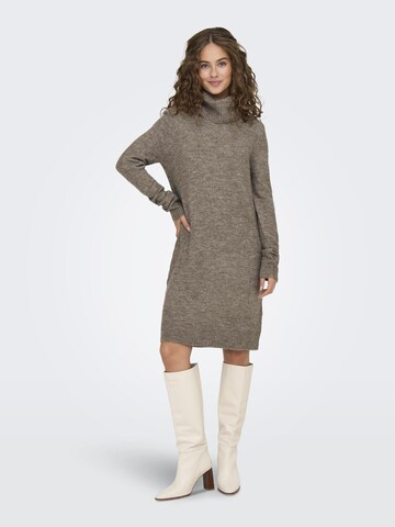 JDY Knit dress 'ELANORA' in Grey