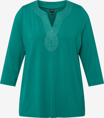 Ulla Popken Shirt in Groen: voorkant