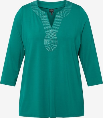 Ulla Popken Shirt in Groen: voorkant