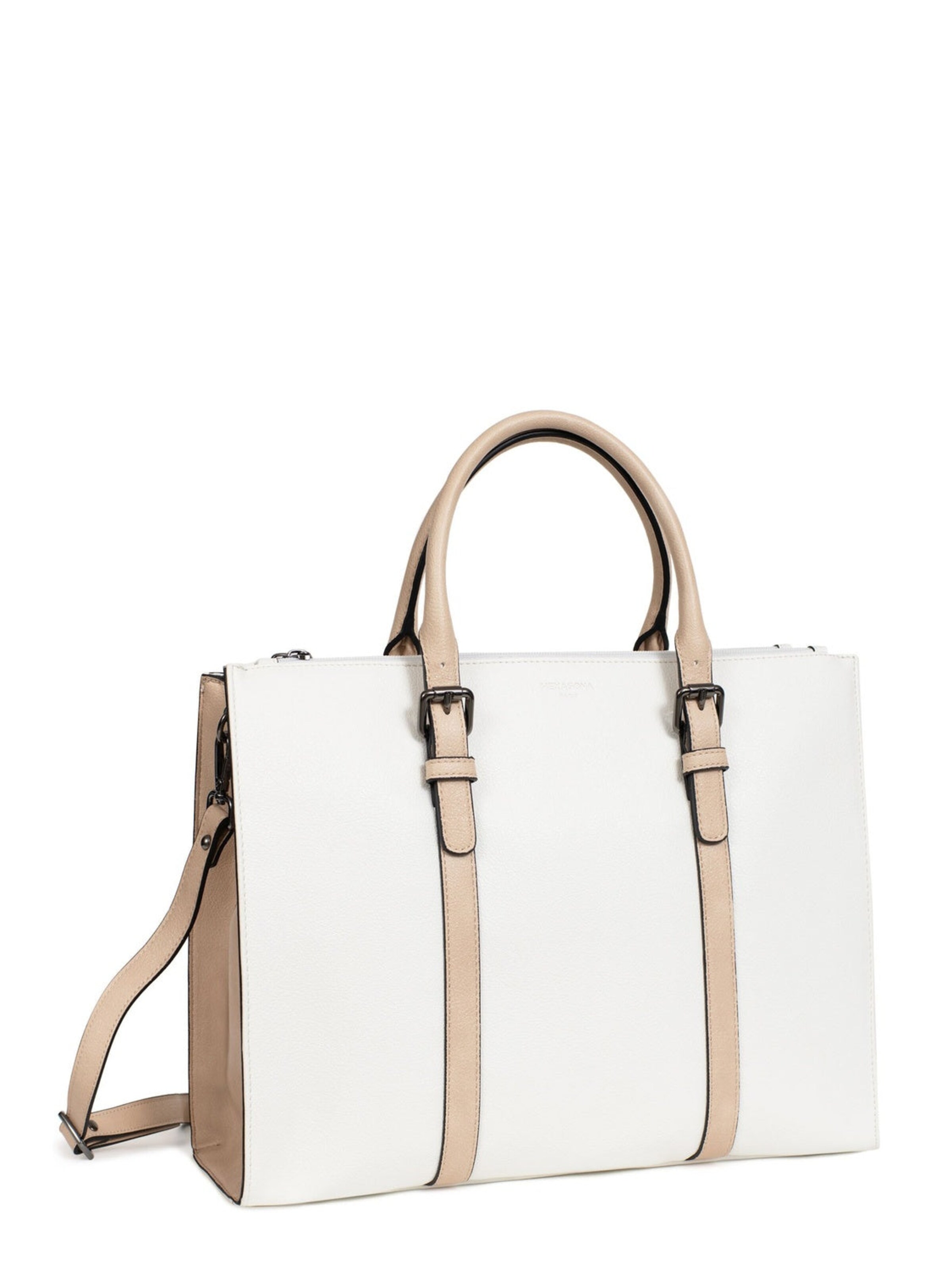 Hexagona Handtasche 'Gracieuse'‌‌‌‌‌‌‌‌‌‌ in Weiß