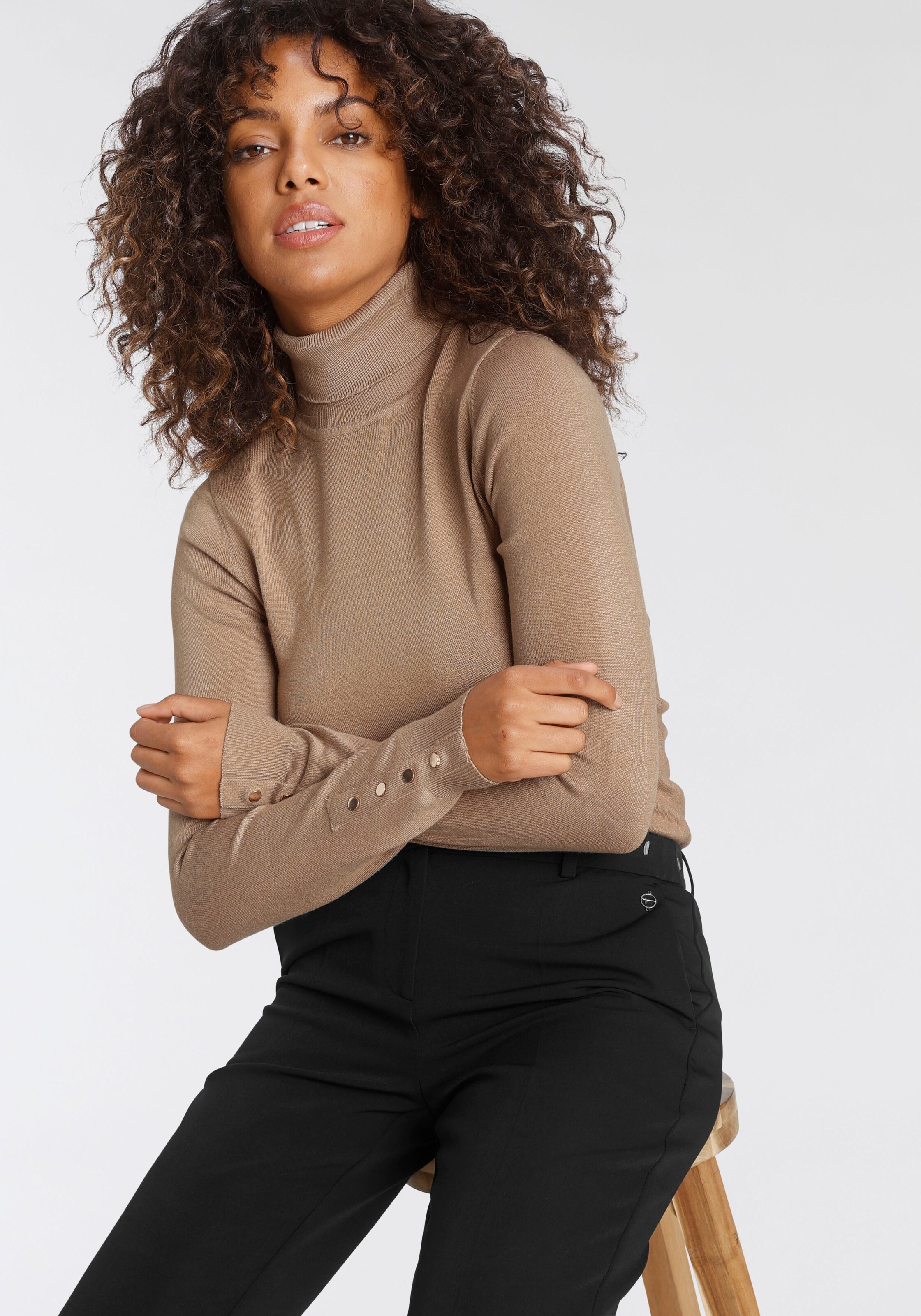 Frauen Pullover & Strick TAMARIS Pullover in Camel - ST31728 Frauen Pullover & Strick TAMARIS Pullover in Camel - ST31728
