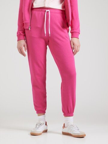 Effilé Pantalon Polo Ralph Lauren en rose : devant