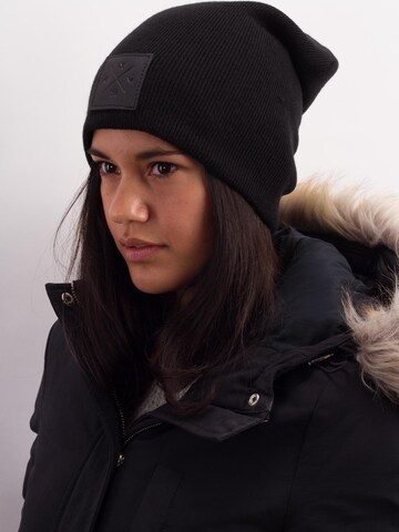 Manufaktur13 Beanie 'Slouch' in Black