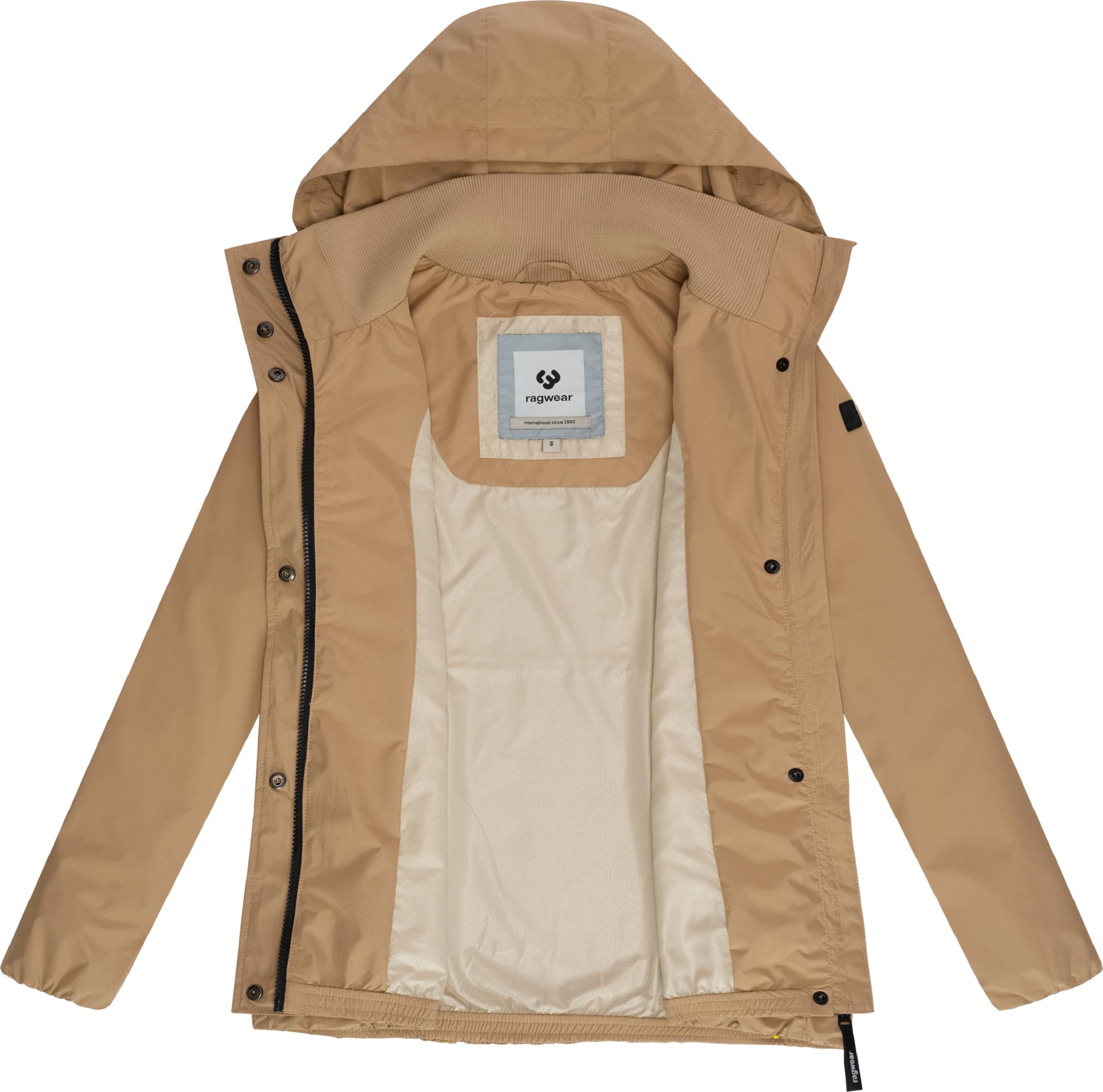 Ragwear Weatherproof jacket 'Sunniva' in Beige