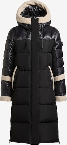 khujo Wintermantel 'Desna2' in Zwart: voorkant