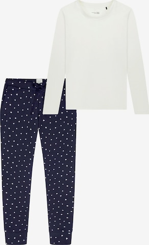 SCHIESSER Pajama 'Mix & Relax' in Blue: front
