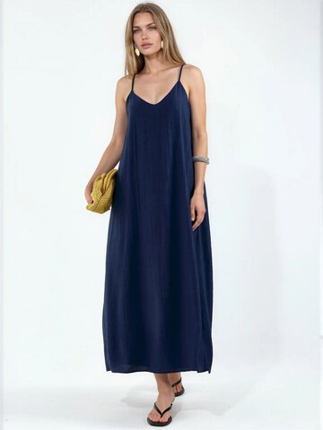 Busem Jurk 'Maxi' in Blauw: voorkant