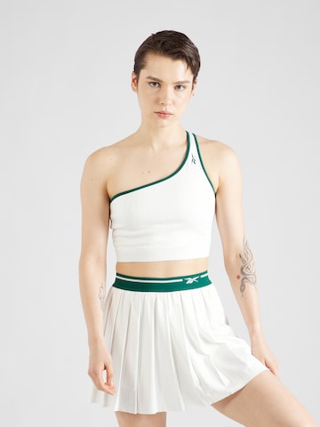 Reebok - Top en blanco: frente