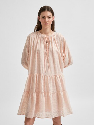 SELECTED FEMME Sukienka koszulowa 'Muni-Amaya' w kolorze różowy: przód