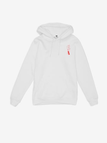 ABOUT YOU DROP Sweatshirt 'Perfection' in White