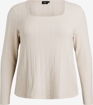 smėlio Zizzi Marškinėliai 'MLuna': priekis