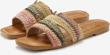 LASCANA - Sapato aberto em mistura de cores