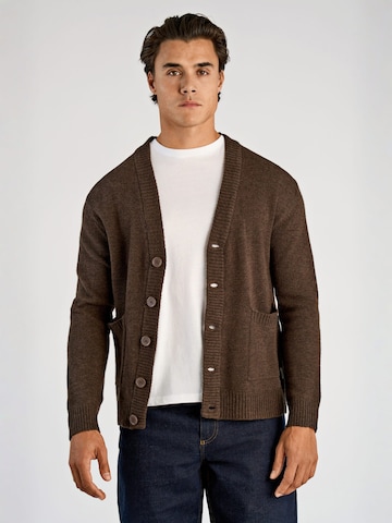 Lindbergh Gebreid vest in Bruin