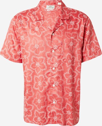 Chemise 'CUBANO PARROTS' LEVI'S ® en rouge : devant