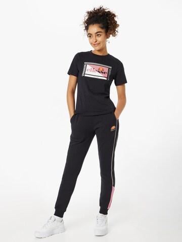 juoda ELLESSE Siaurėjantis Sportinės kelnės 'America'
