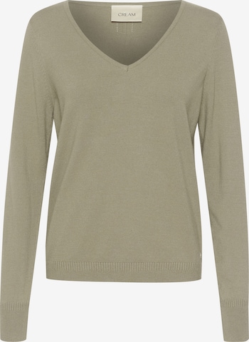 Pullover 'Dela' di Cream in verde: frontale