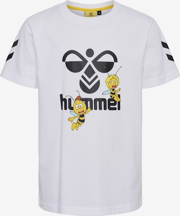 Hummel Functioneel shirt in Wit: voorkant