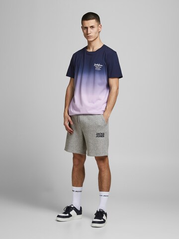 JACK & JONES - regular Pantalón en gris