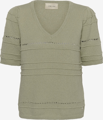 Cream Sweater 'CRPoppi' in Green: front