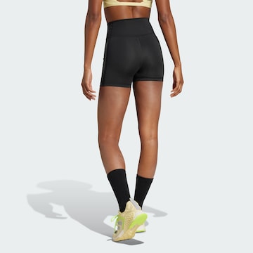 ADIDAS PERFORMANCE Skinny Sports trousers 'Optime' in Black