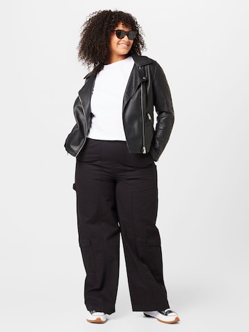 Cotton On Curve Regular Cargo trousers 'QUINN' in Black