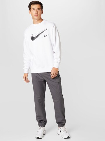 Bluză de molton de la Nike Sportswear pe alb