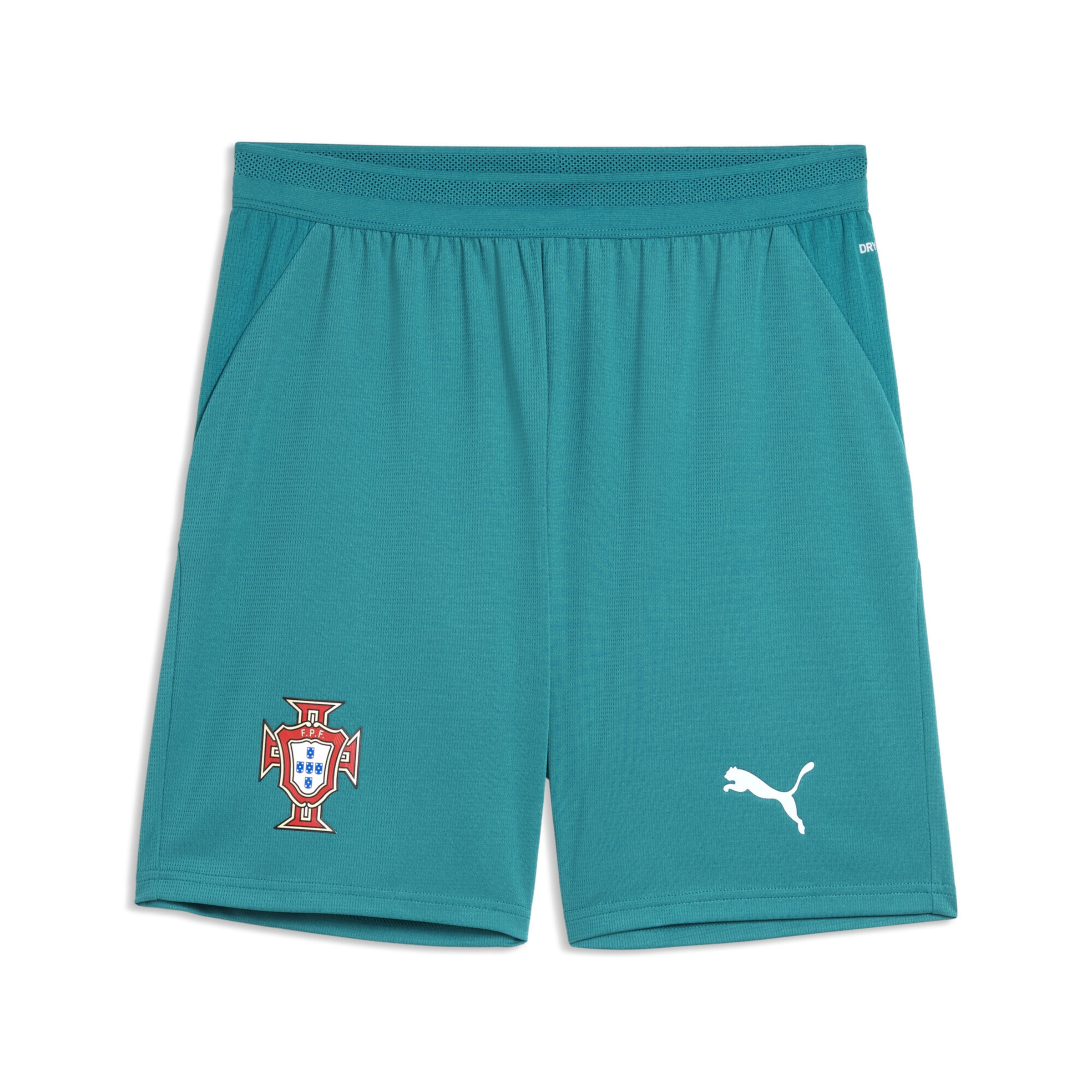PUMA Sports trousers 'Portugal 2026' in Green: front