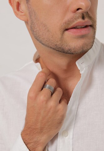 KUZZOI Ring in Silver: front