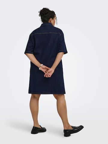 ONLY Carmakoma - Vestido camisero 'CARMadeline' en azul