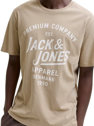 JACK & JONES Shirt 'Bluzane'‌‌‌ in Beige