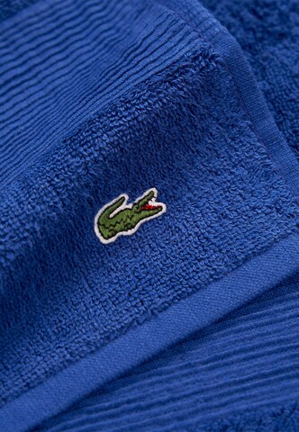 LACOSTE Shower Towel in Blue