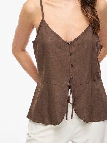 VILA Top 'VIKeta' in Brown